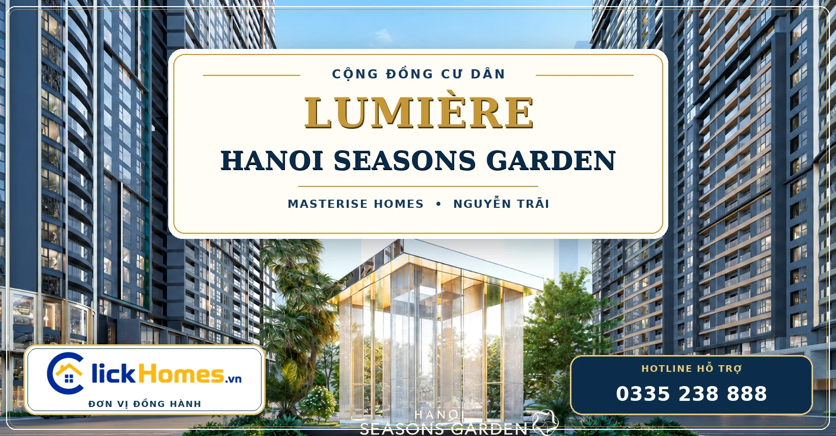 Ra Mắt Cộng Đồng Facebook Cư Dân  LUMIÈRE Hanoi Seasons Garden