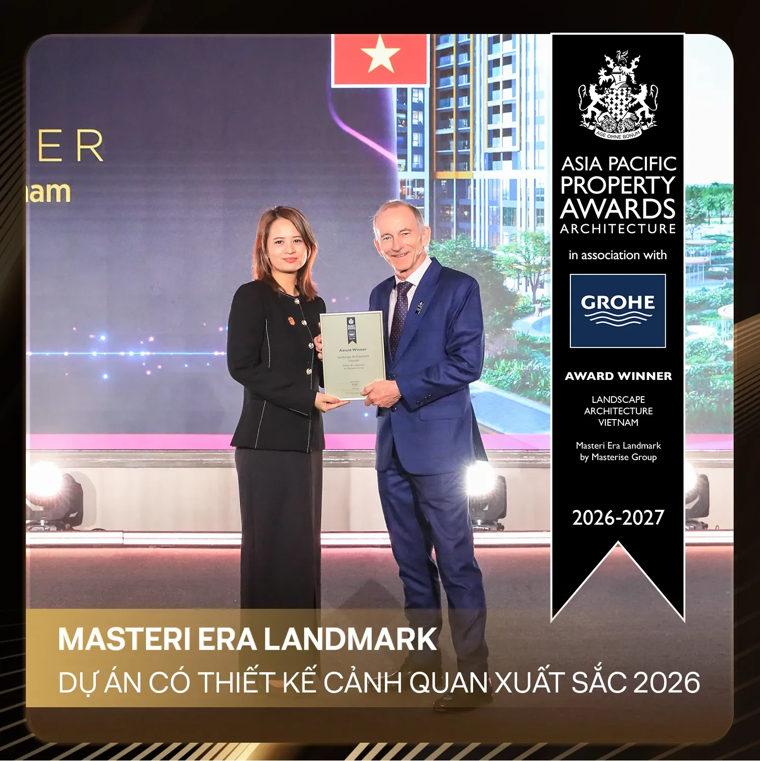 Masteri Era Landmark đạt giải thưởng Thiết kế cảnh quan xuất sắc Landscape Architecture