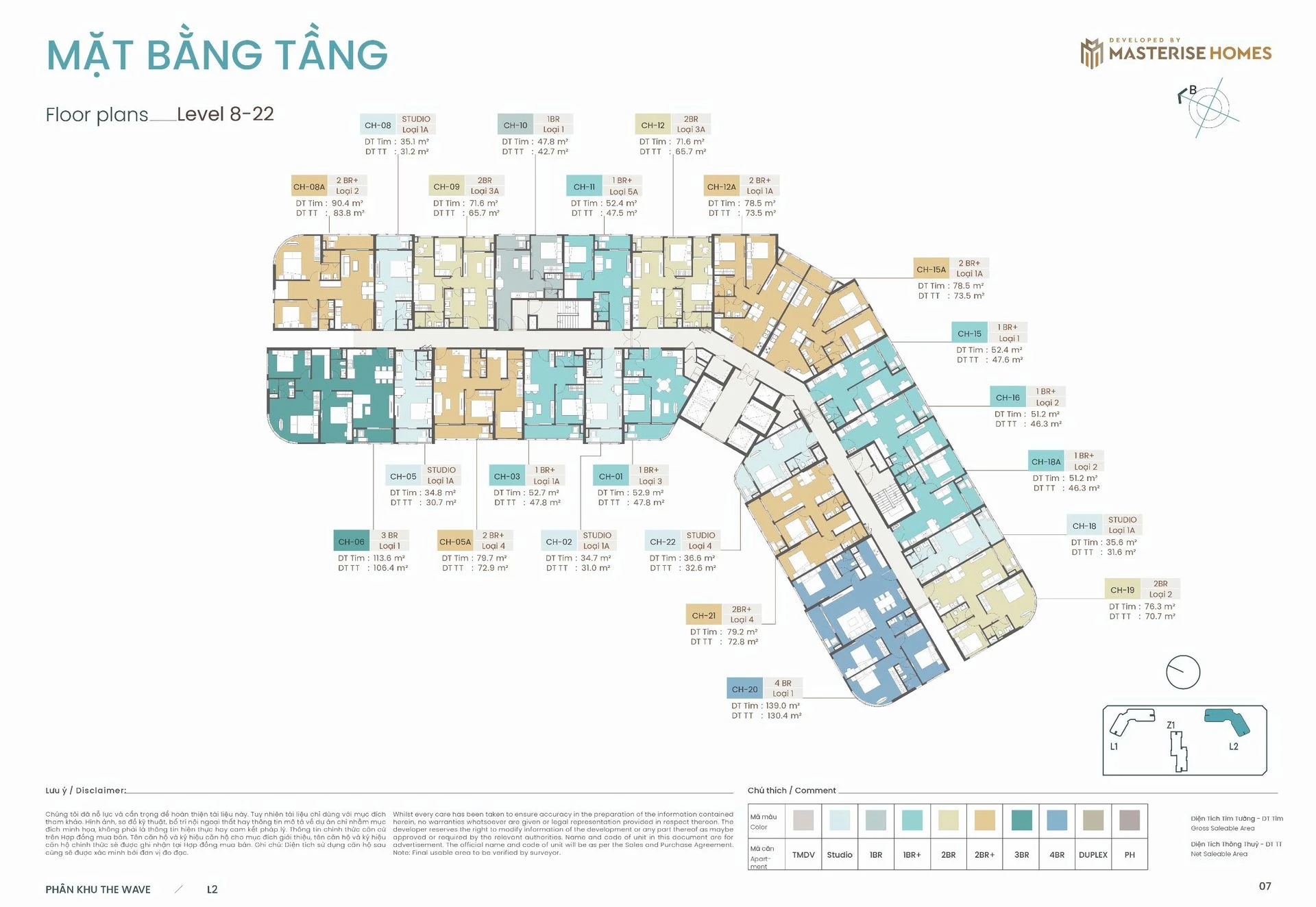 Tầng 8 đến 22
