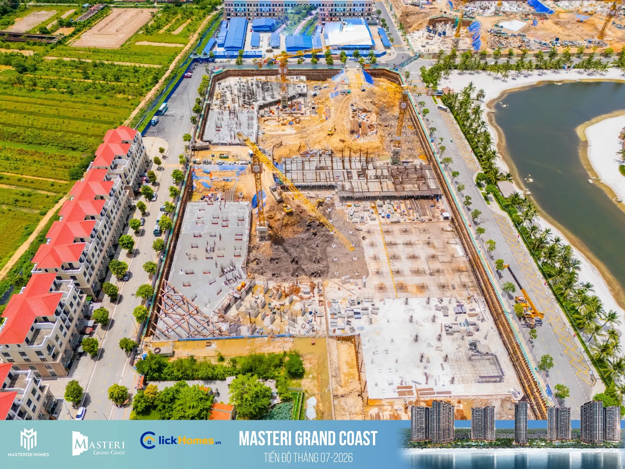 Masteri Grand Coast  Tháng 7