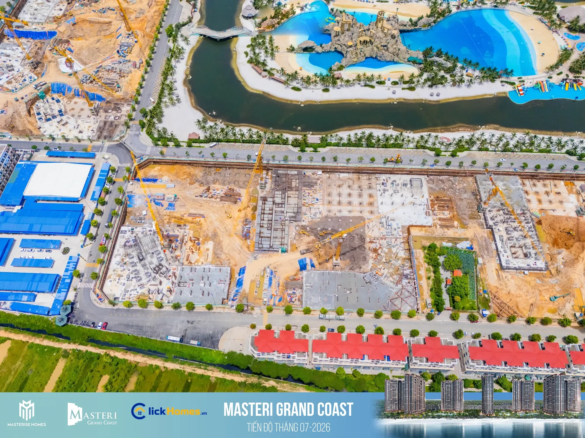 Masteri Grand Coast  Tháng 7