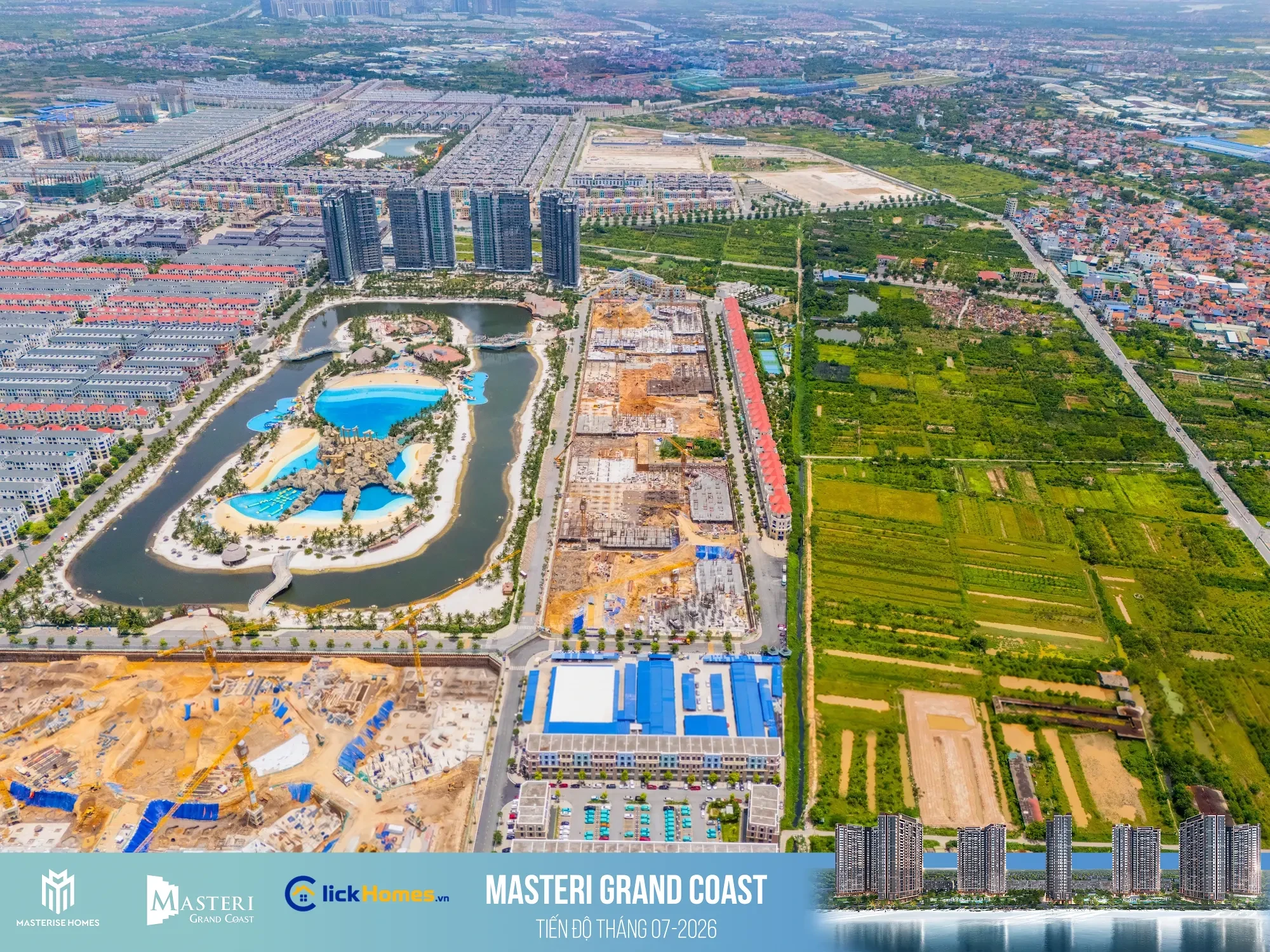Masteri Grand Coast  Tháng 7